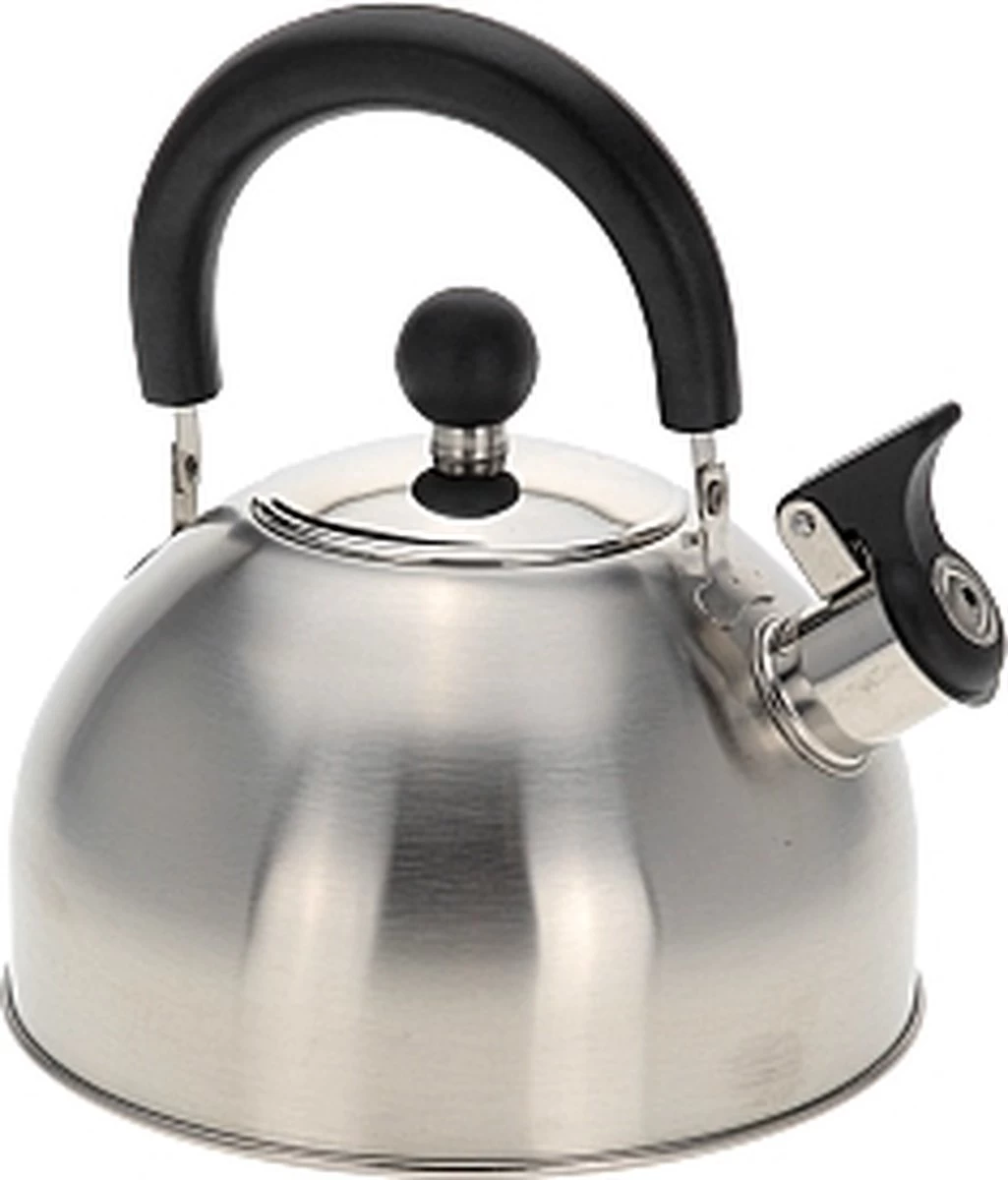 Merkloos Fluitketel Rvs 2.5 Ltr. - Afbeelding 2