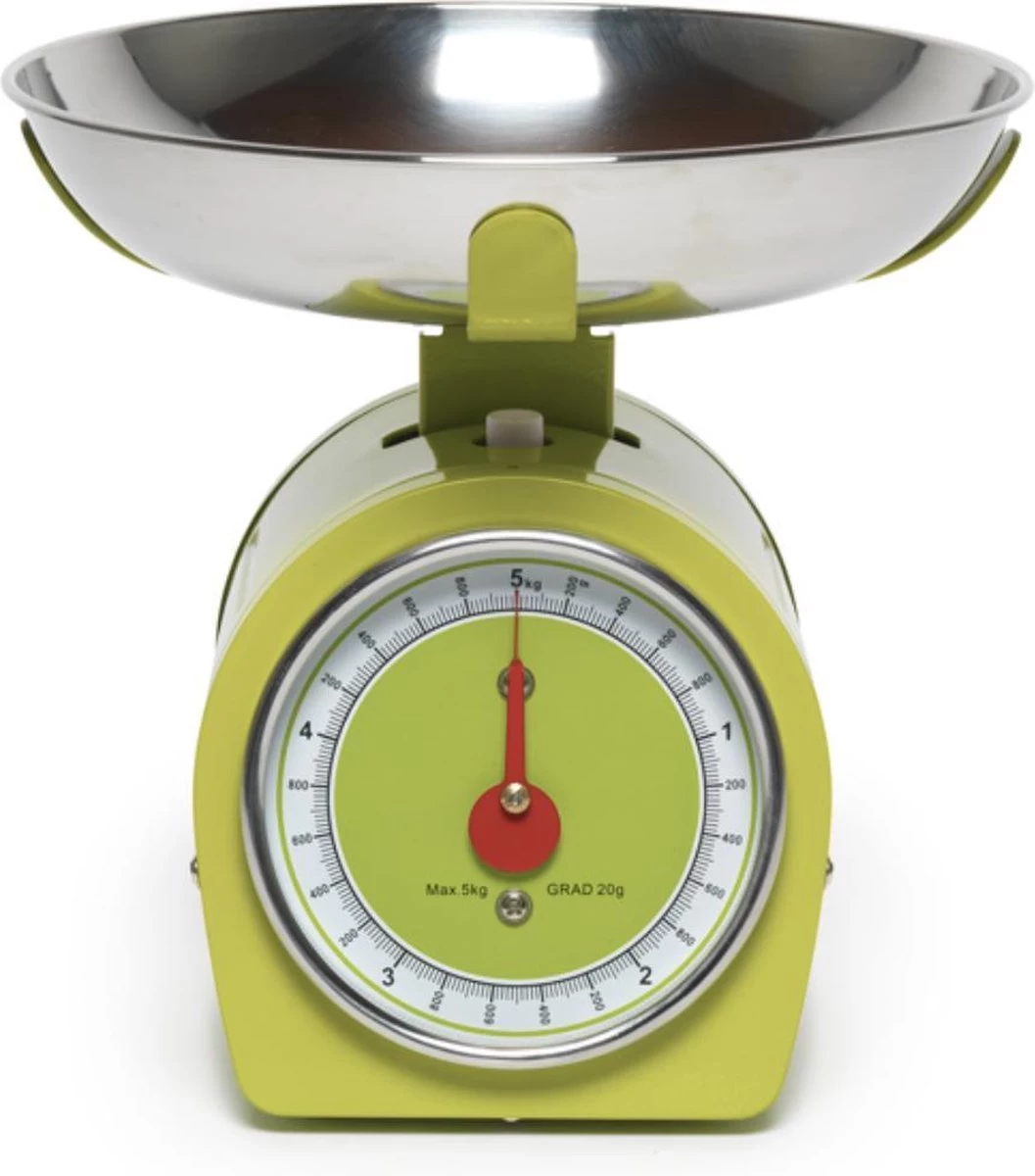 Weegschaal RETRO Groen - BAKE&GO / BALANCE De Cuisine Analogue 0,8l - Afbeelding 4