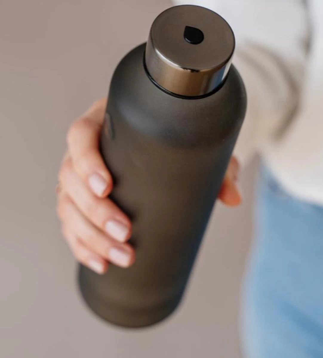 My Equa - Glazen Drinkfles - Ash - 750 Ml - Afbeelding 3