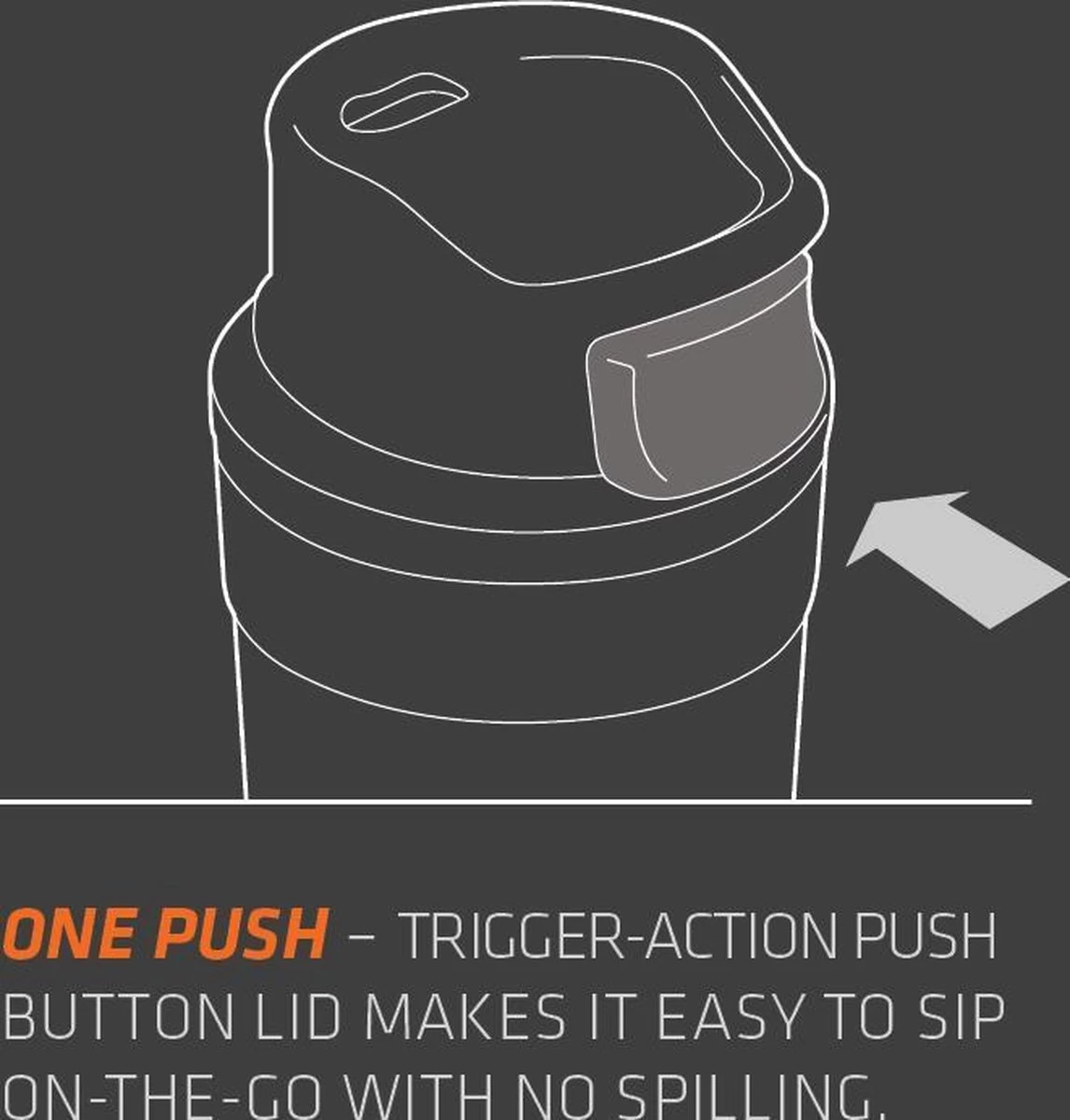 Stanley Trigger-Action Travel Mug 0.35L - Thermosfles - Hammertone Green - Afbeelding 6