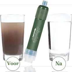Waterfilter Survival Steddy Pro - Zuiver Gratis Drinkwater - Waterfles Waterzuivering - Waterfilter Kraan - Outdoor - FILTER 4000 LITER!