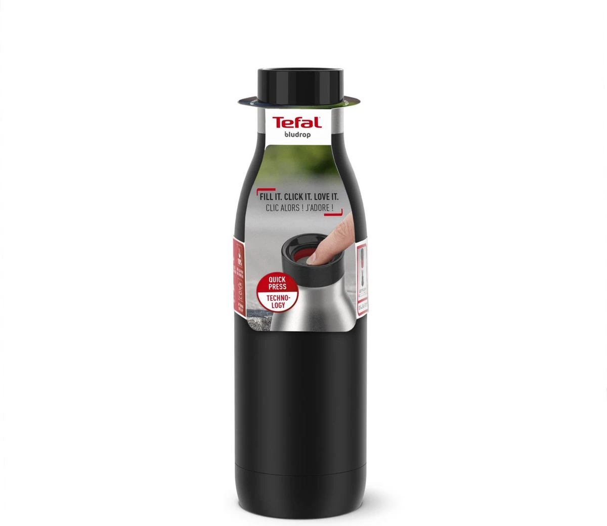 Tefal Bludrop Basic Thermosfles - Zwart - Afbeelding 7