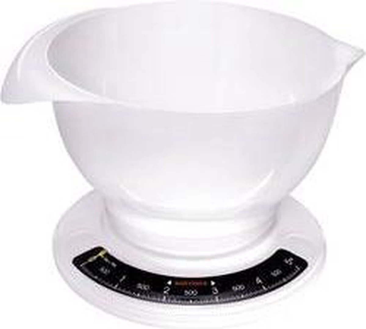 Soehnle Analoge Keukenweegschaal Culina Pro - Wit - Tot 5 Kg - Afbeelding 9