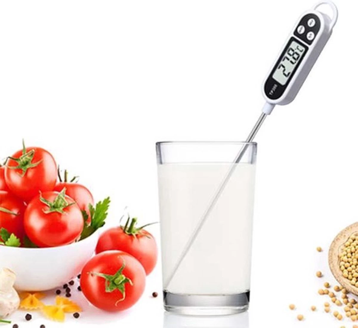 Merkloos Digitale Thermometer Keuken, BBQ, Voedingsmiddelen - Afbeelding 4