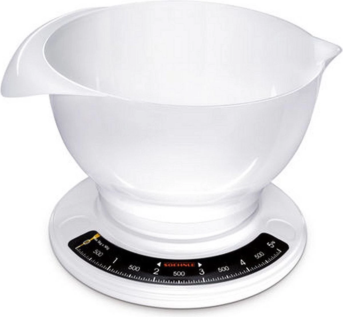 Soehnle Analoge Keukenweegschaal Culina Pro - Wit - Tot 5 Kg - Afbeelding 8