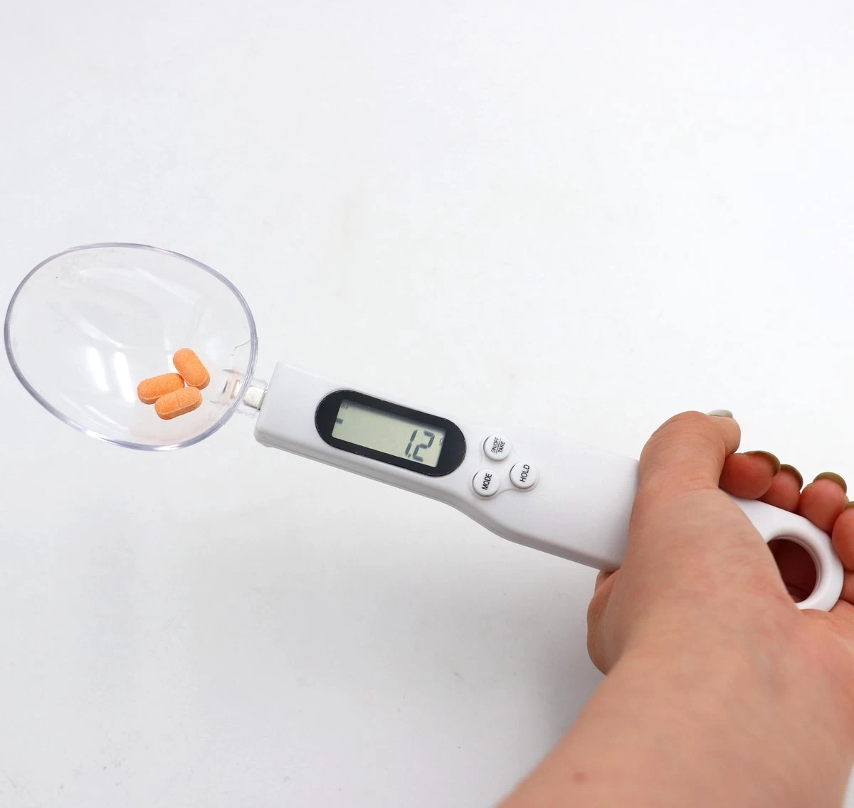 Merkloos Digitale Keukenweegschaal | Digitale Lepel Weegschaal| Handig! | Weeglepel | Inclusief Batterij | Maatlepel | - Afbeelding 2