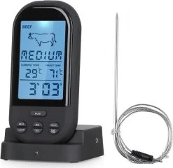 Vleesthermometer - Oventhermometer Ovenbestendig - Bbq Thermometer Koken - Kernthermometer - Thermapen - Meater Plus