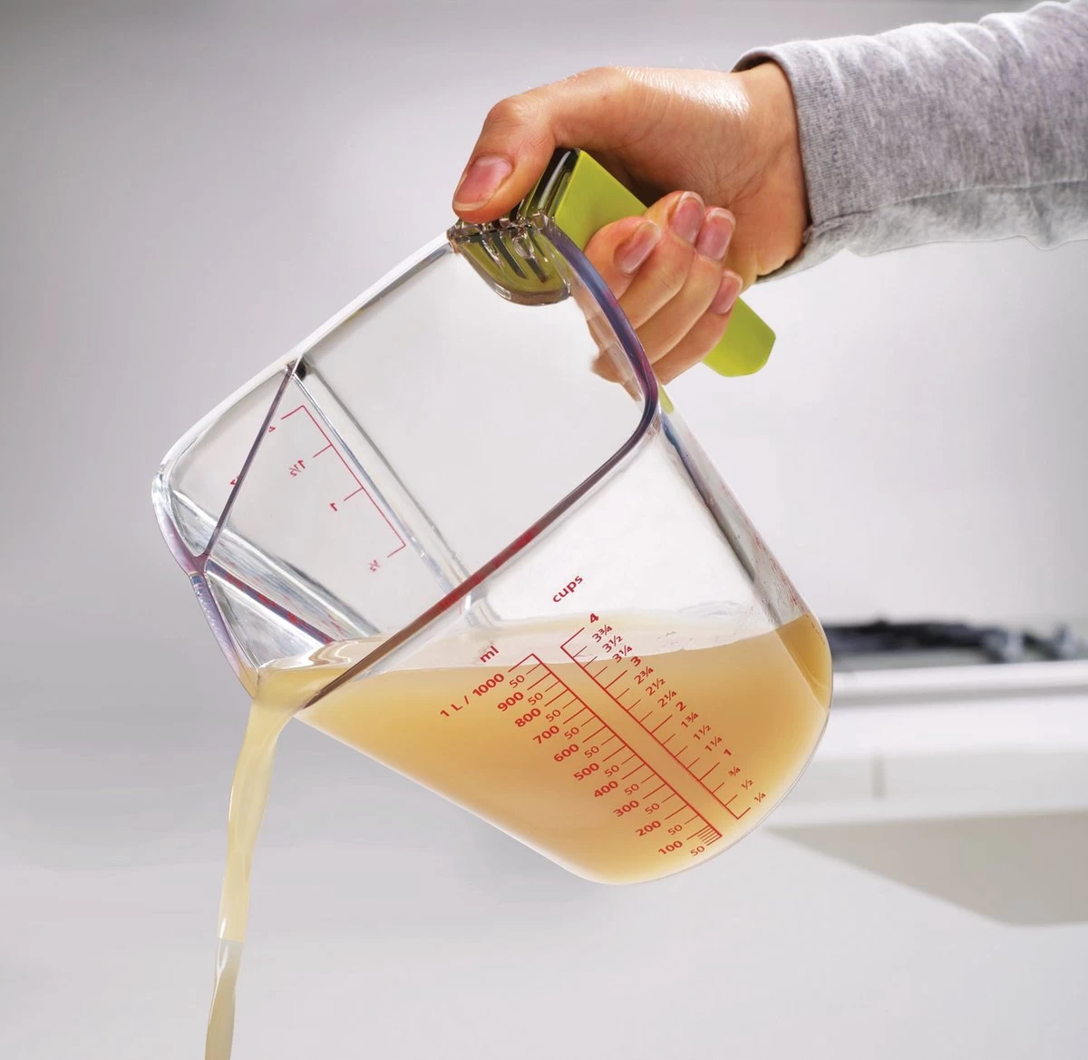 Joseph Joseph Maatbeker - Inhoud 1 L - 2 In 1 - Transparant - Afbeelding 11