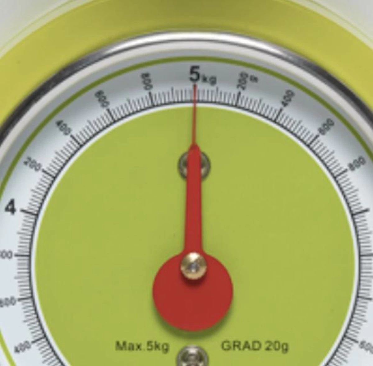 Weegschaal RETRO Groen - BAKE&GO / BALANCE De Cuisine Analogue 0,8l - Afbeelding 3