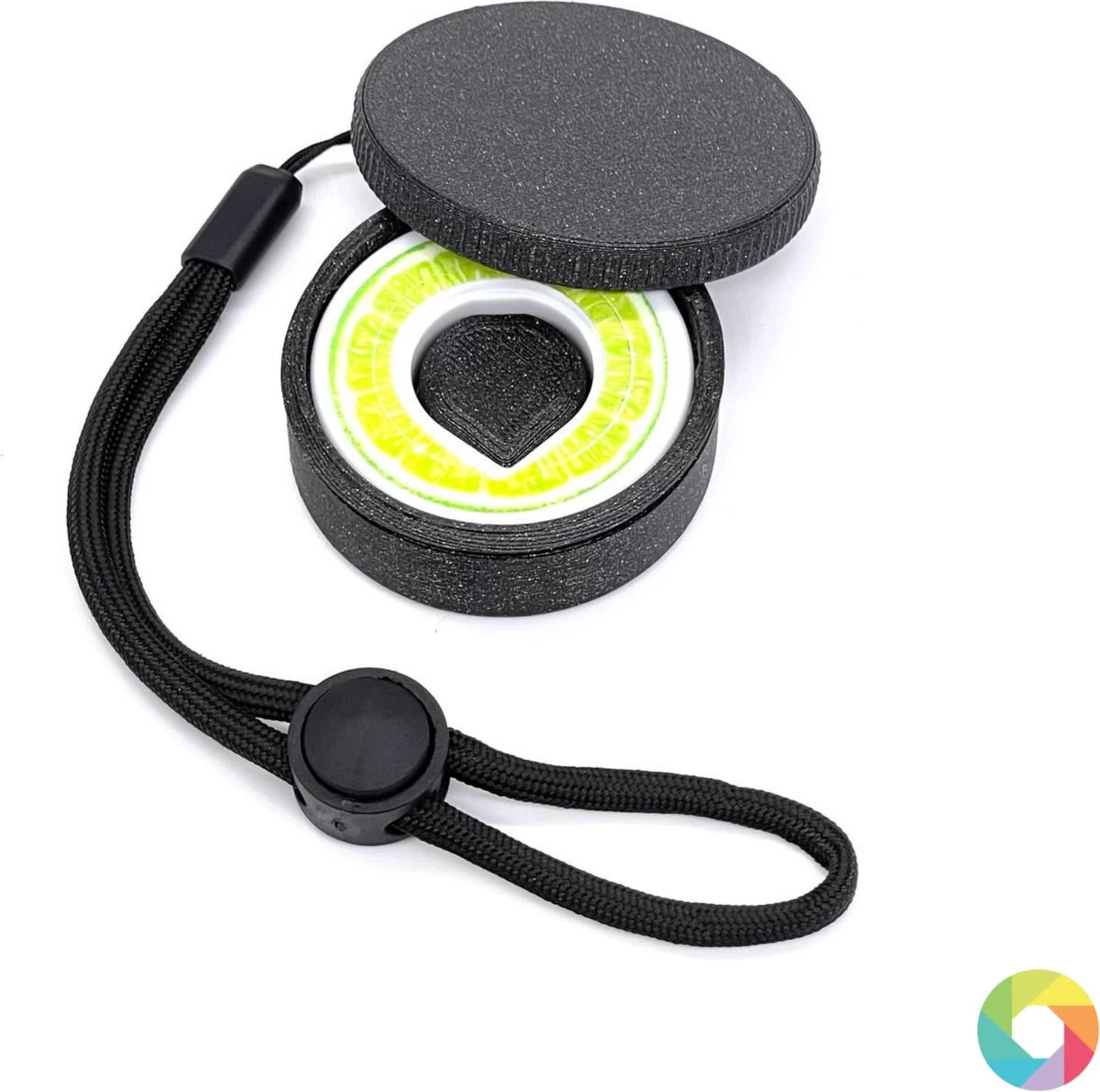 SimpleLiving Zwarte Case Voor Air Up Drinkfles – Hoes Voor Air Up Fles – Air Up Pods Hoesje – Air Up Pod Case - Afbeelding 2