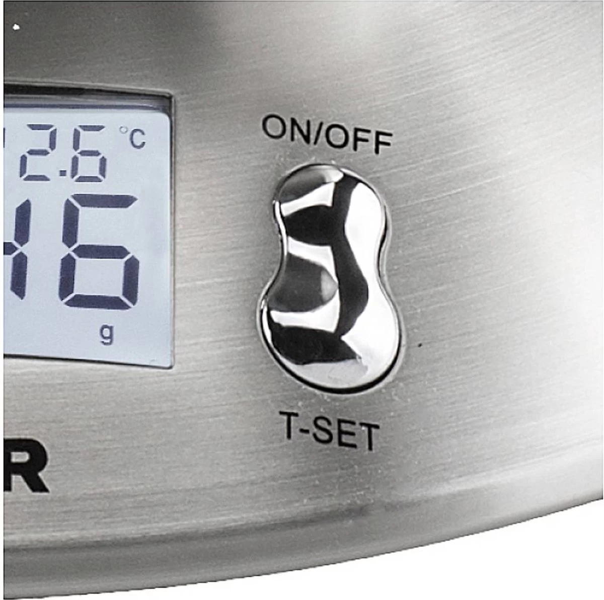 Tristar KW-2436 Keukenweegschaal – Weegschaal Keuken Met Afneembare Kom - 2.5 Liter – Tot 5 Kilogram - RVS - Afbeelding 7