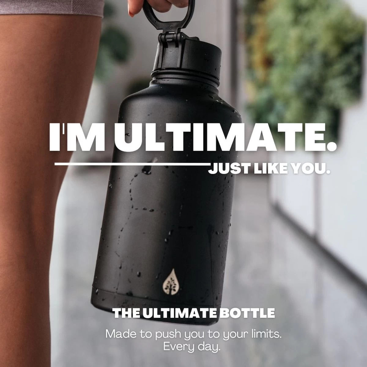 Drinkfles 2 Liter Met Rietje Waterjug Volwassenen - Complete Set - RVS 2L - 24uur Koud/12 Uur Warm - Zwart - Afbeelding 11