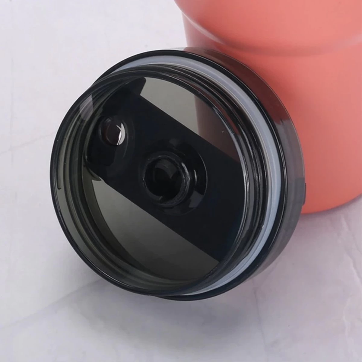 Casero Roestvrijstalen Geïsoleerde Warm En Koud Drink Beker - Thermosbeker - Travel Mug - Met Deksel En Rietje 890ml Roze - Afbeelding 6