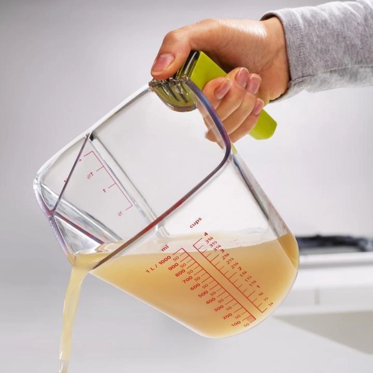 Joseph Joseph Maatbeker - Inhoud 1 L - 2 In 1 - Transparant - Afbeelding 4