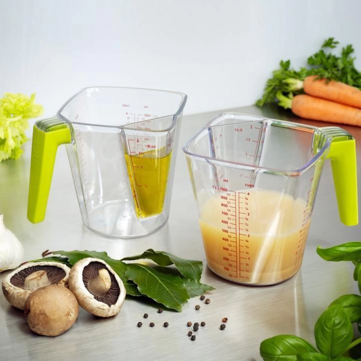 Joseph Joseph Maatbeker - Inhoud 1 L - 2 In 1 - Transparant - Afbeelding 10