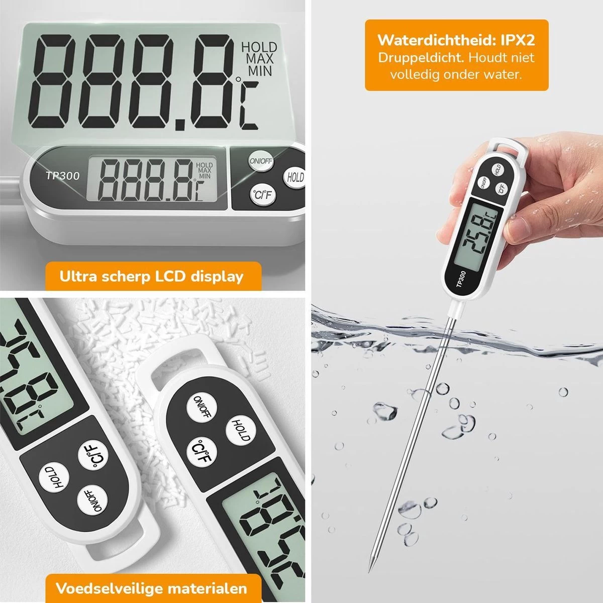 Voedsel Thermometer - Keuken Thermometer - Digitale Thermometer - Afbeelding 6