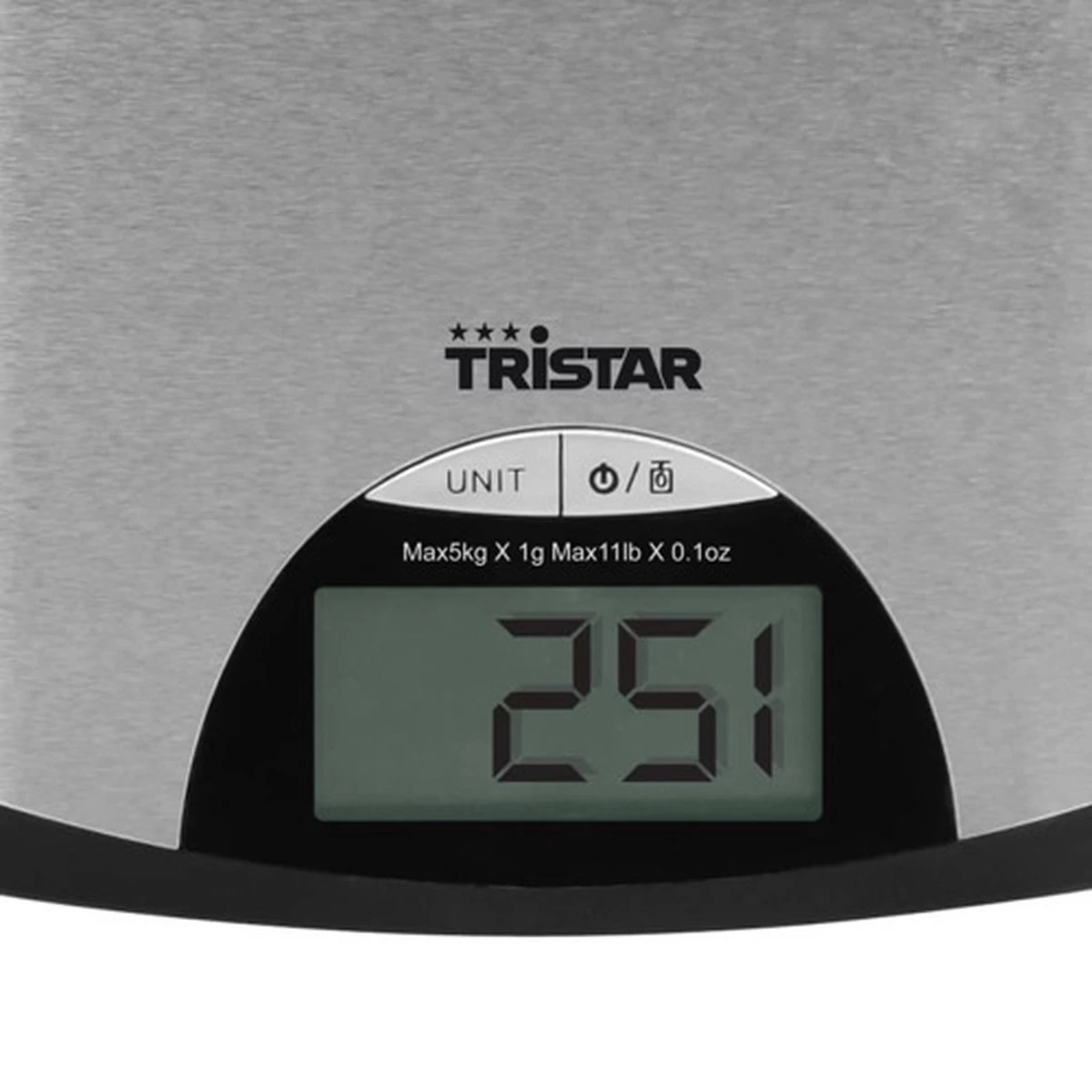 Tristar KW-2435 Keukenweegschaal – 5 Kilogram – Weegschaal Keuken Digitaal - RVS - Afbeelding 7
