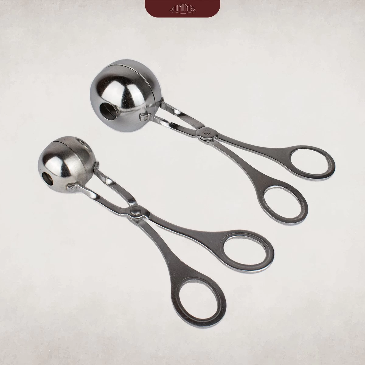 Nimma® Gehaktballen Maker - Set Van 2 - Groot En Klein - Gehaktballen Maker Tang / Lepel - RVS - Afbeelding 5