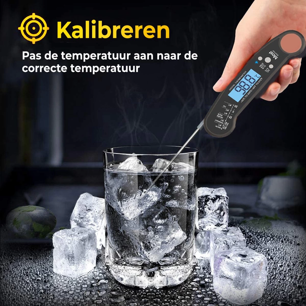 MostEssential Premium Draadloze Vleesthermometer - Keukenthermometer - Waterdicht - Afbeelding 6