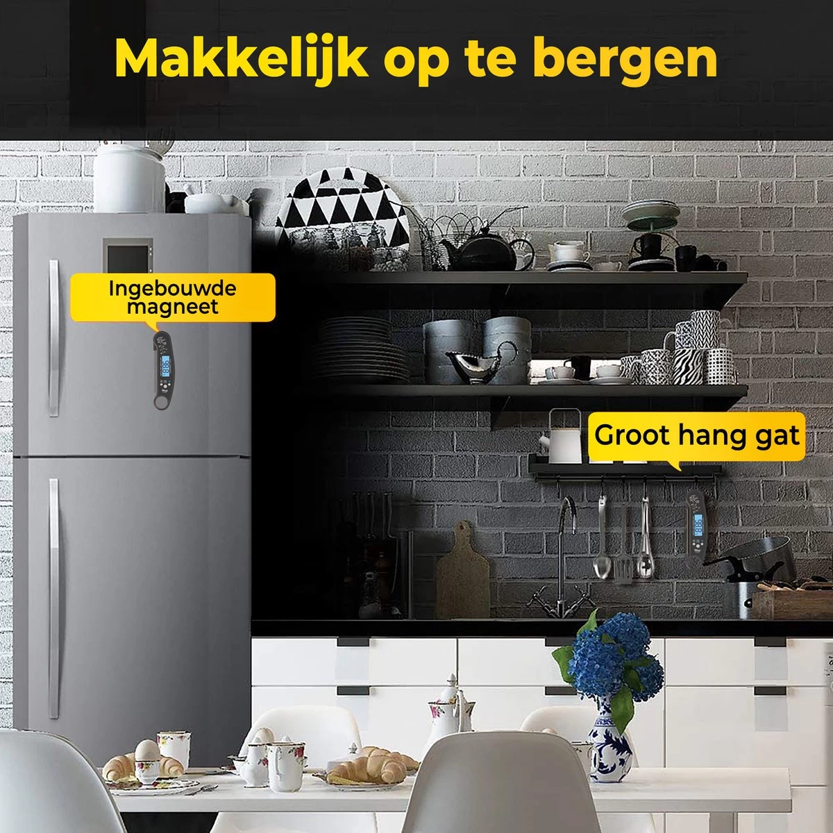 MostEssential Premium Draadloze Vleesthermometer - Keukenthermometer - Waterdicht - Afbeelding 10