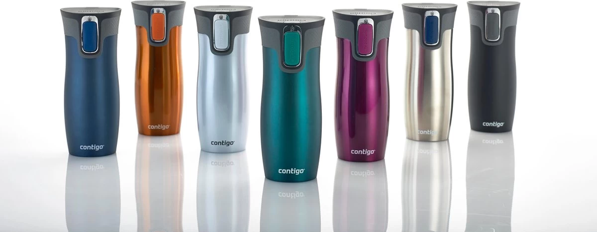 Contigo Westloop Drinkfles - Matte Black - 470ml - Zwart - Afbeelding 9
