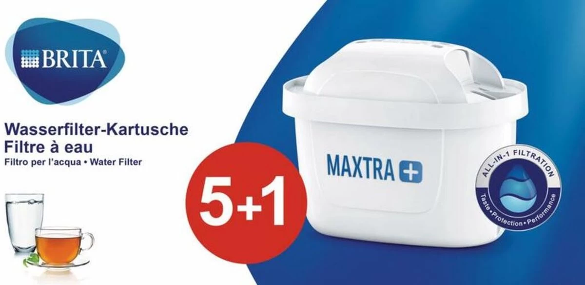 BRITA Maxtra Filterpatronen - 5+1-Pack - Afbeelding 8