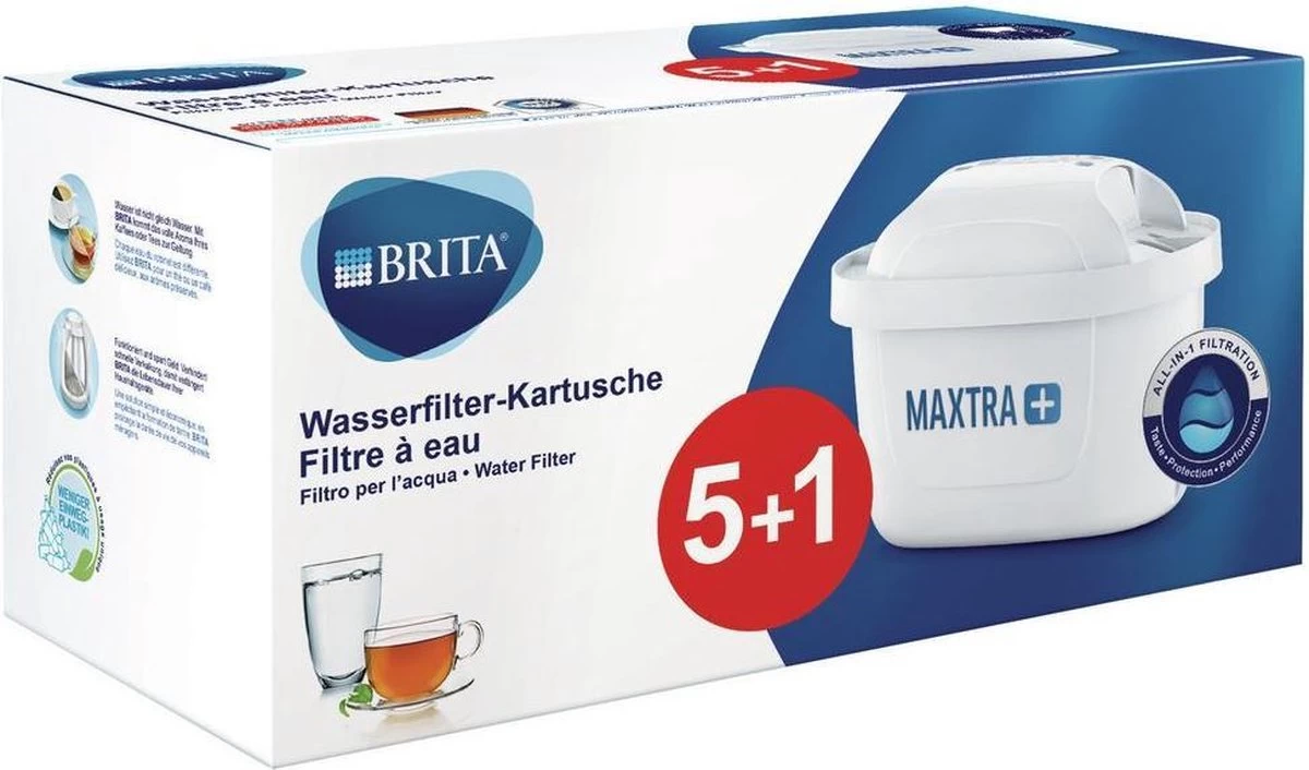 BRITA Maxtra Filterpatronen - 5+1-Pack - Afbeelding 3