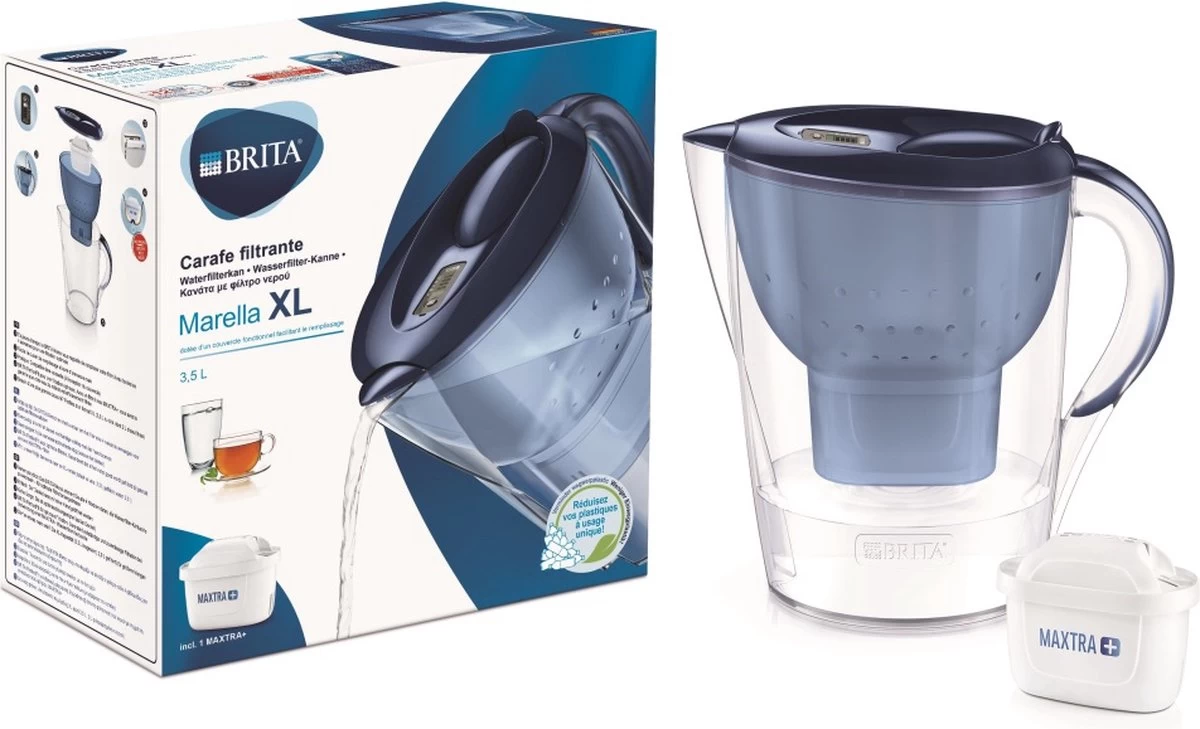 BRITA - Waterfilterkan Marella XL - Blauw - 3,5L - Afbeelding 16