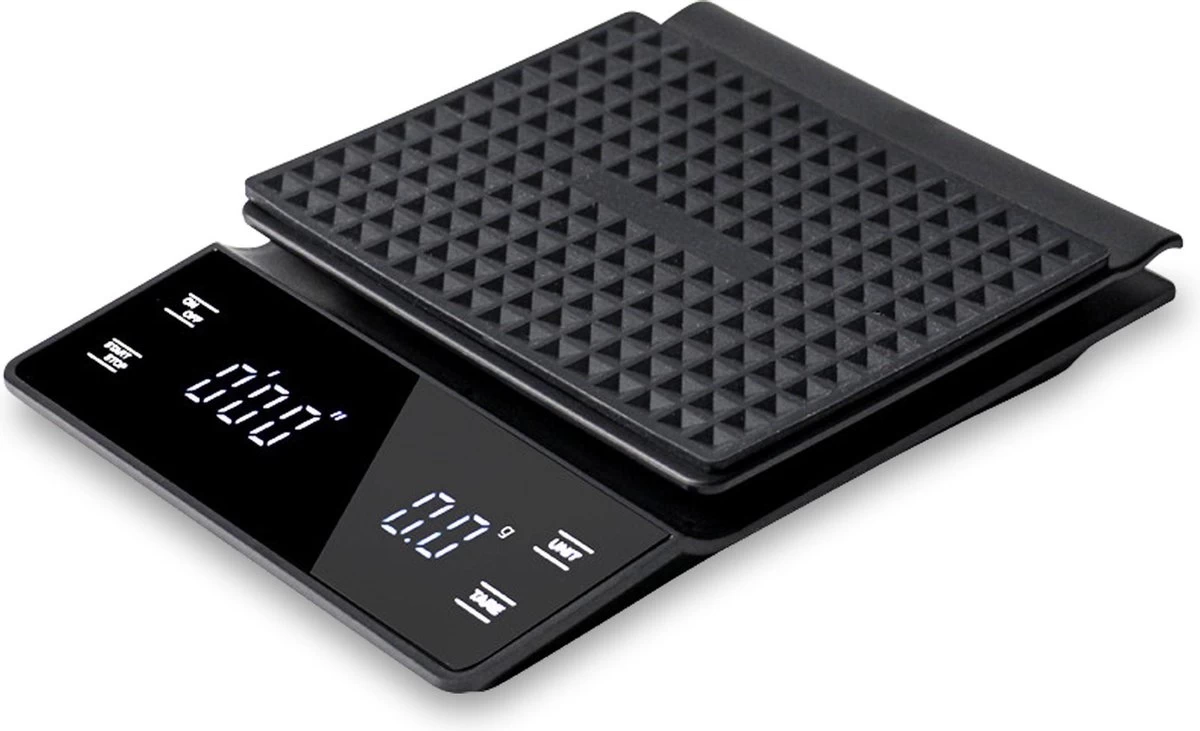 WeighJo Koffie Weegschaal - Digitale Keukenweegschaal - Precisieweegschaal - Barista