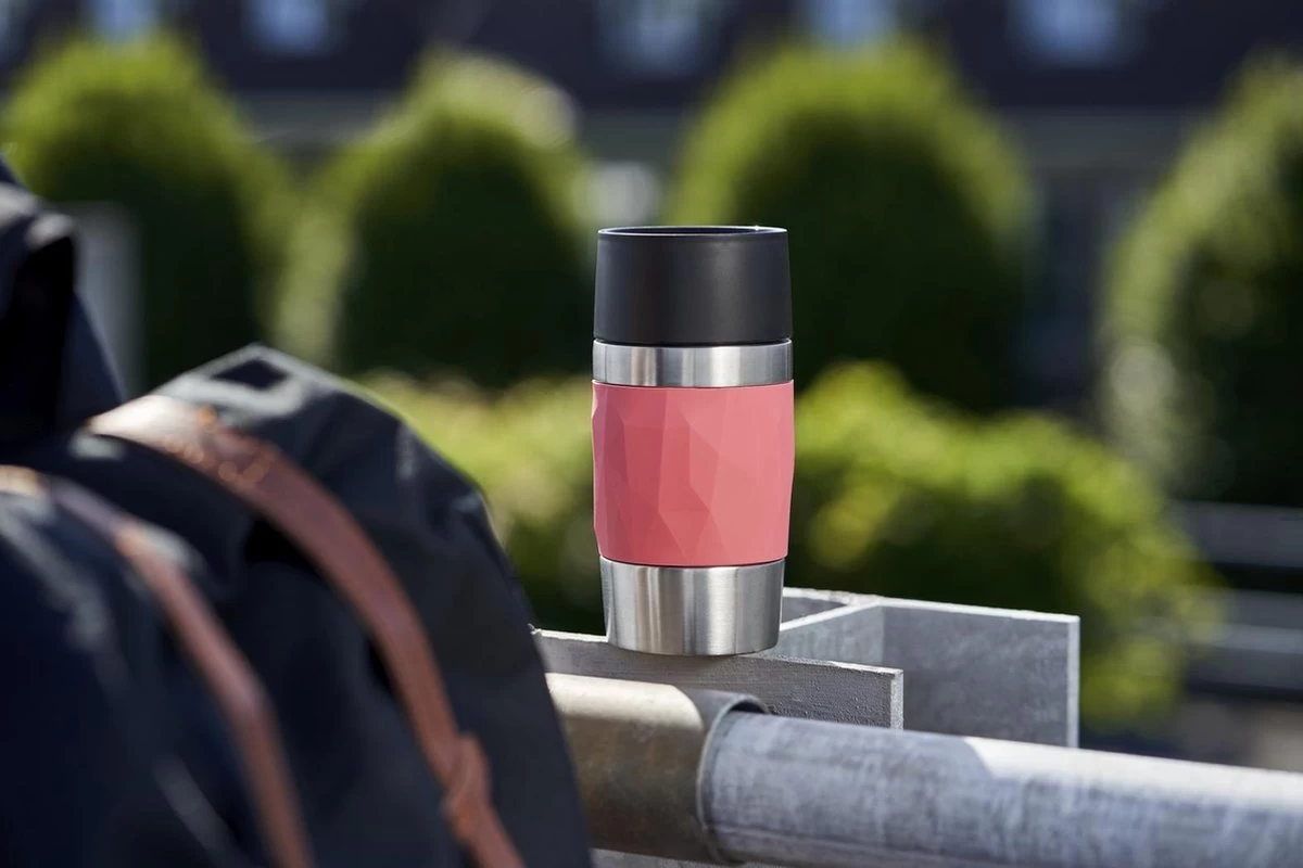 Tefal Compact Travel Mug Compact Thermosfles - 0,3 L - Koraal - Afbeelding 3