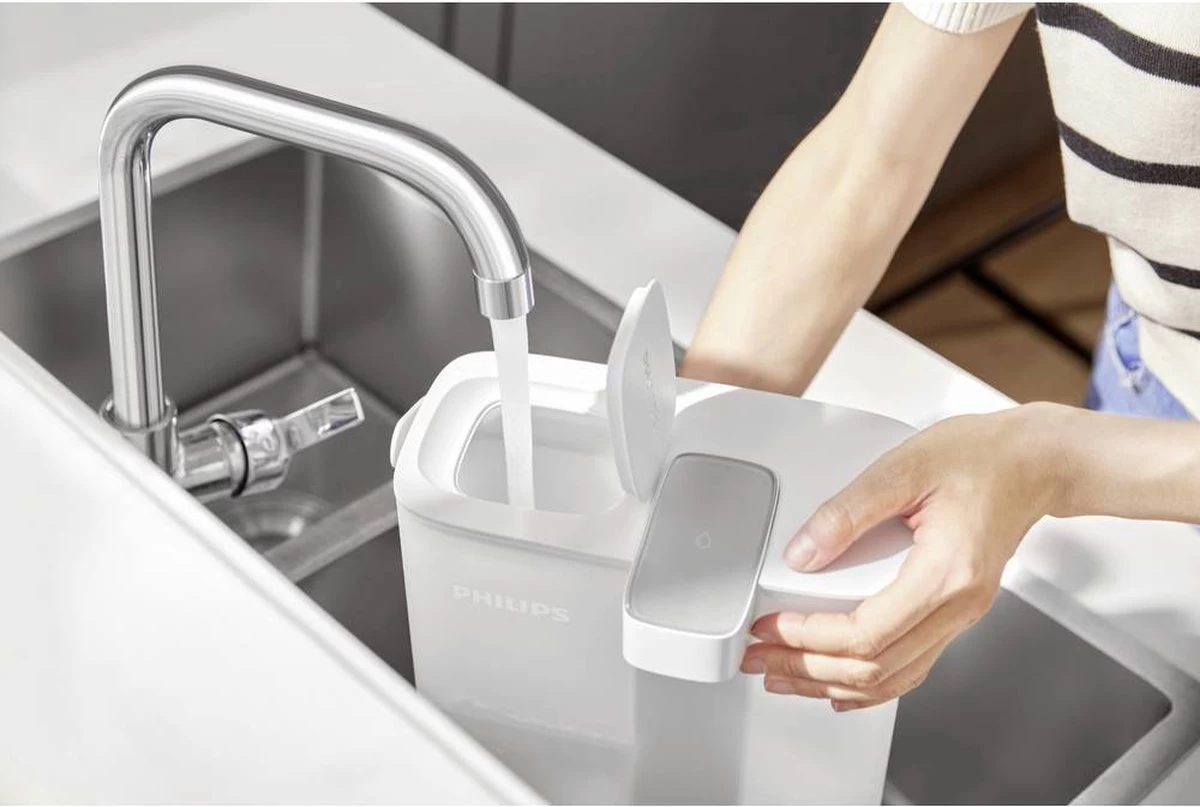 Philips Water Instant Water Filter - 3 L Inhoud, 1 L/min Snelle Doorstroming, Oplaadbaar Via USB-C - Afbeelding 6