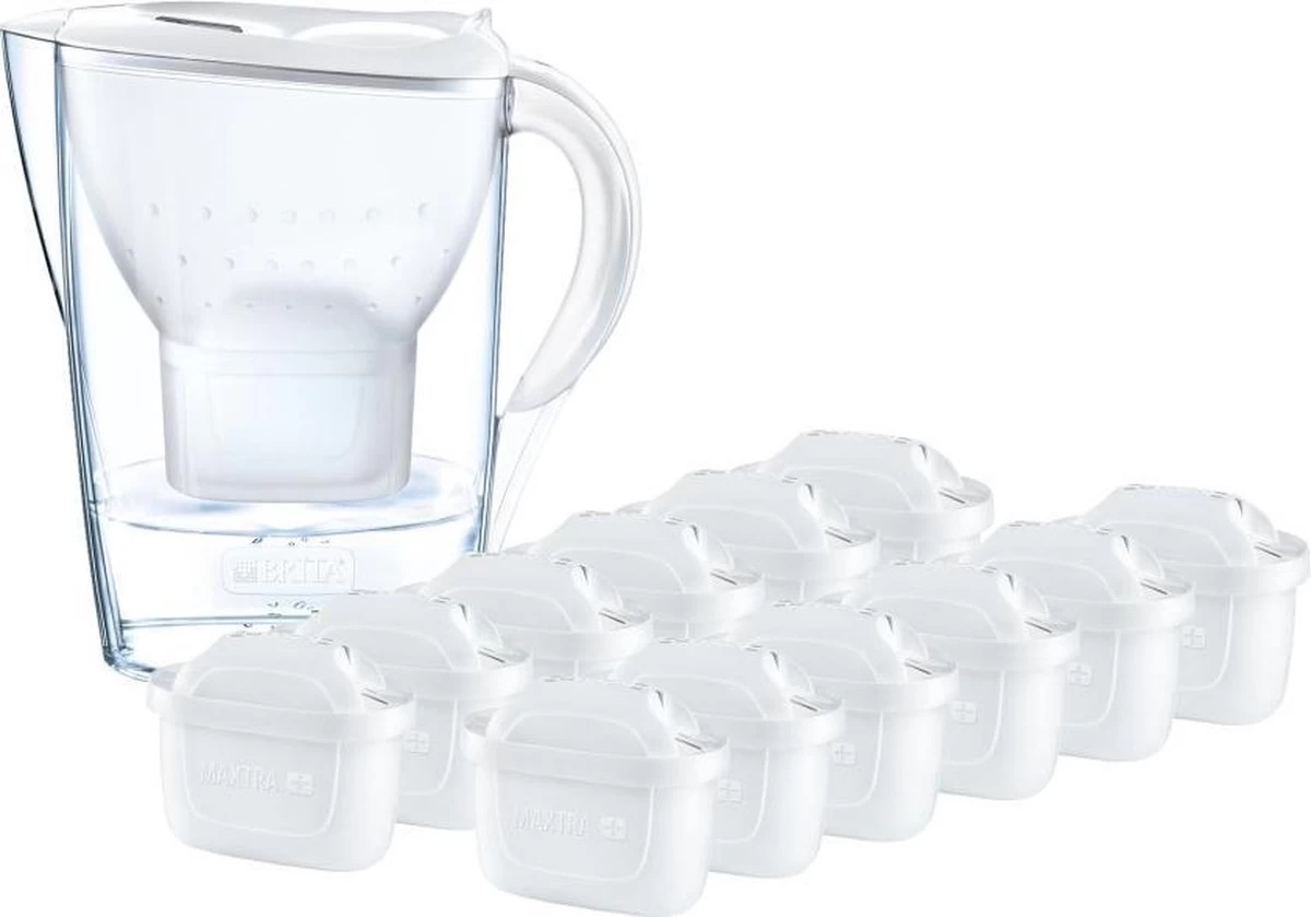 BRITA - Waterfilterkan Marella Cool - Wit - 2,4L + 12 MAXTRA+ Waterfilterpatronen - Afbeelding 15