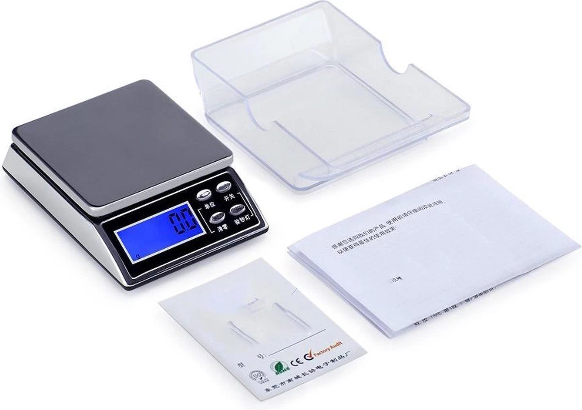 Precisie Weegschaal Keuken Digitaal - 0,01 Tot 200 Gram - Afbeelding 5