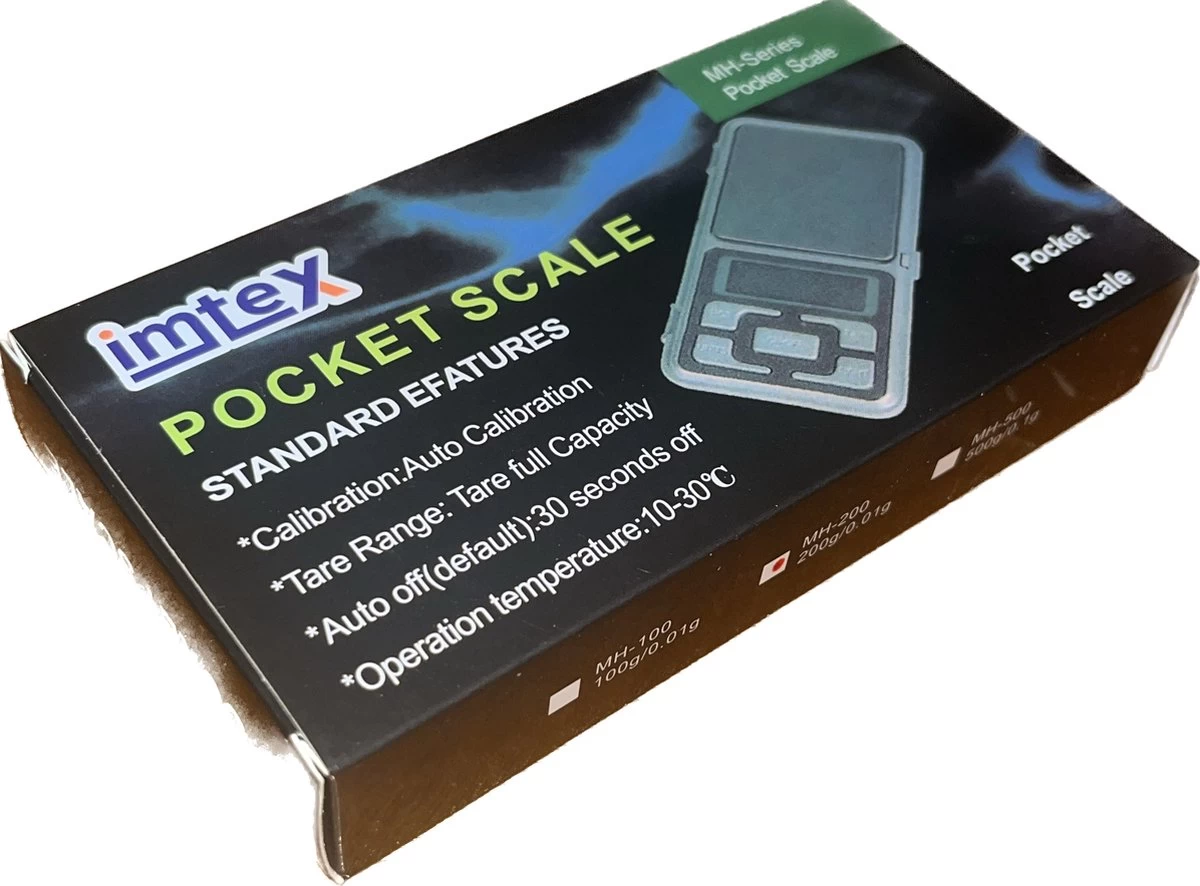 IMTEX Mini Precisie Weegschaal - Van 0,01 Tot 100 Gram - Zilver - Afbeelding 6