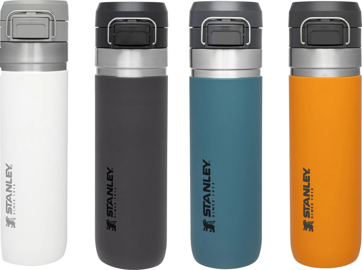 Stanley The Quick Flip Water Bottle 0,70L - Thermosfles - Charcoal - Afbeelding 4