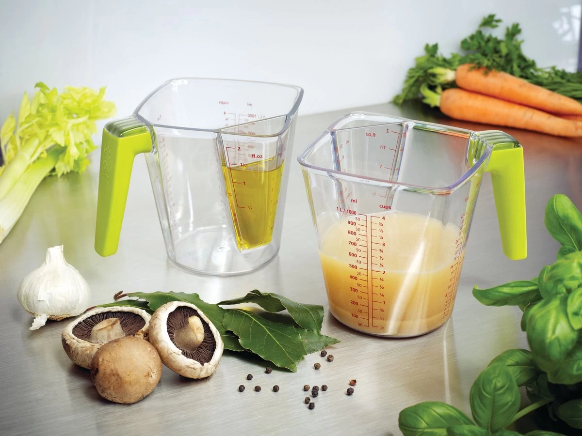 Joseph Joseph Maatbeker - Inhoud 1 L - 2 In 1 - Transparant - Afbeelding 5