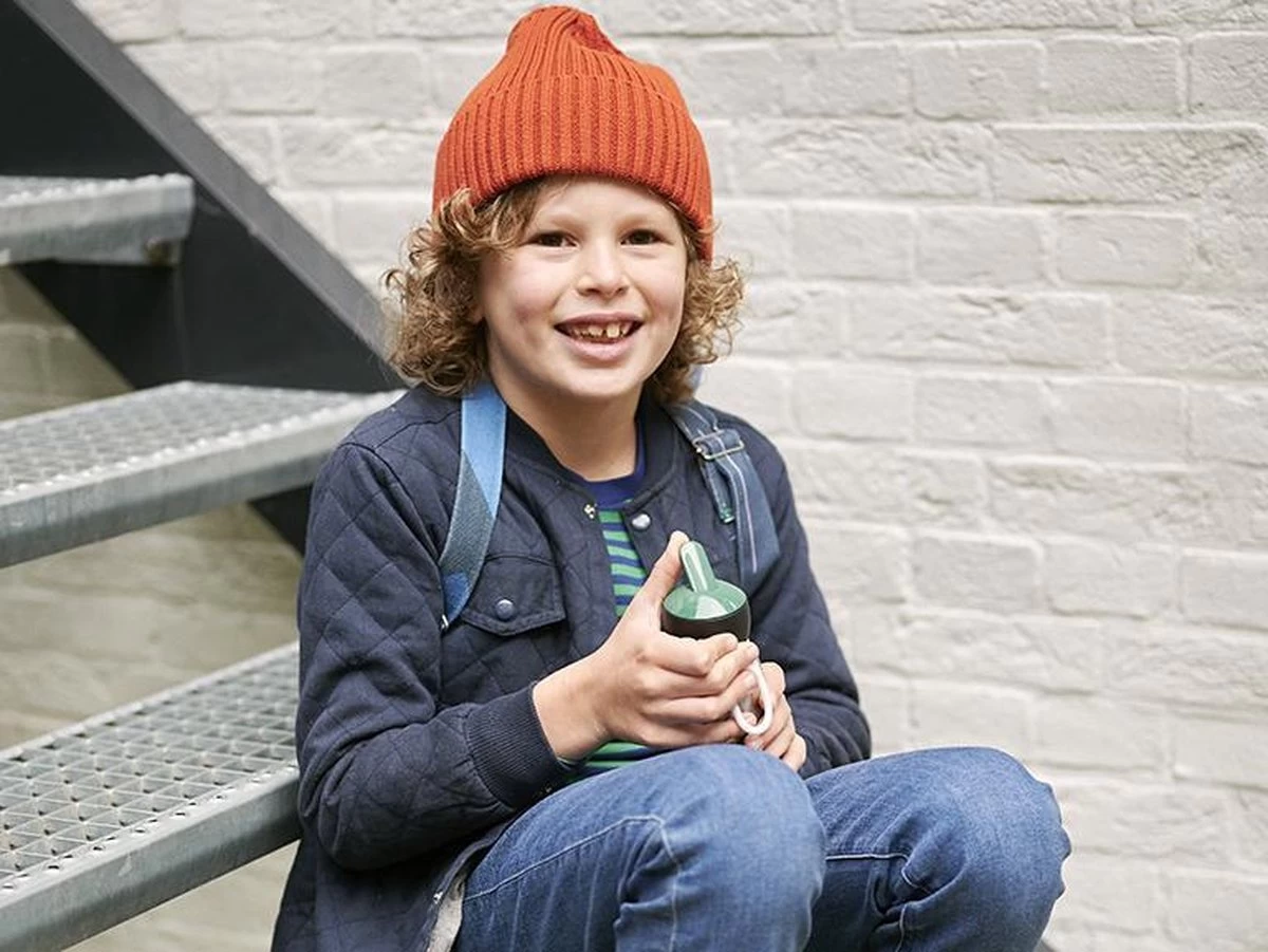 Mepal – Isoleerfles Flip-up Campus – Unicorn – Waterfles Met Rietje – Houdt Je Drankje Tot 9 Uur Warm En 12 Uur Koud – Drinkfles Voor Kinderen – Thermosfles - Afbeelding 5