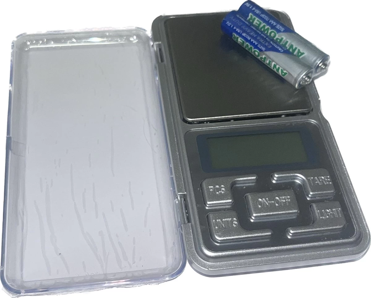 IMTEX Mini Precisie Weegschaal - Van 0,01 Tot 100 Gram - Zilver - Afbeelding 7