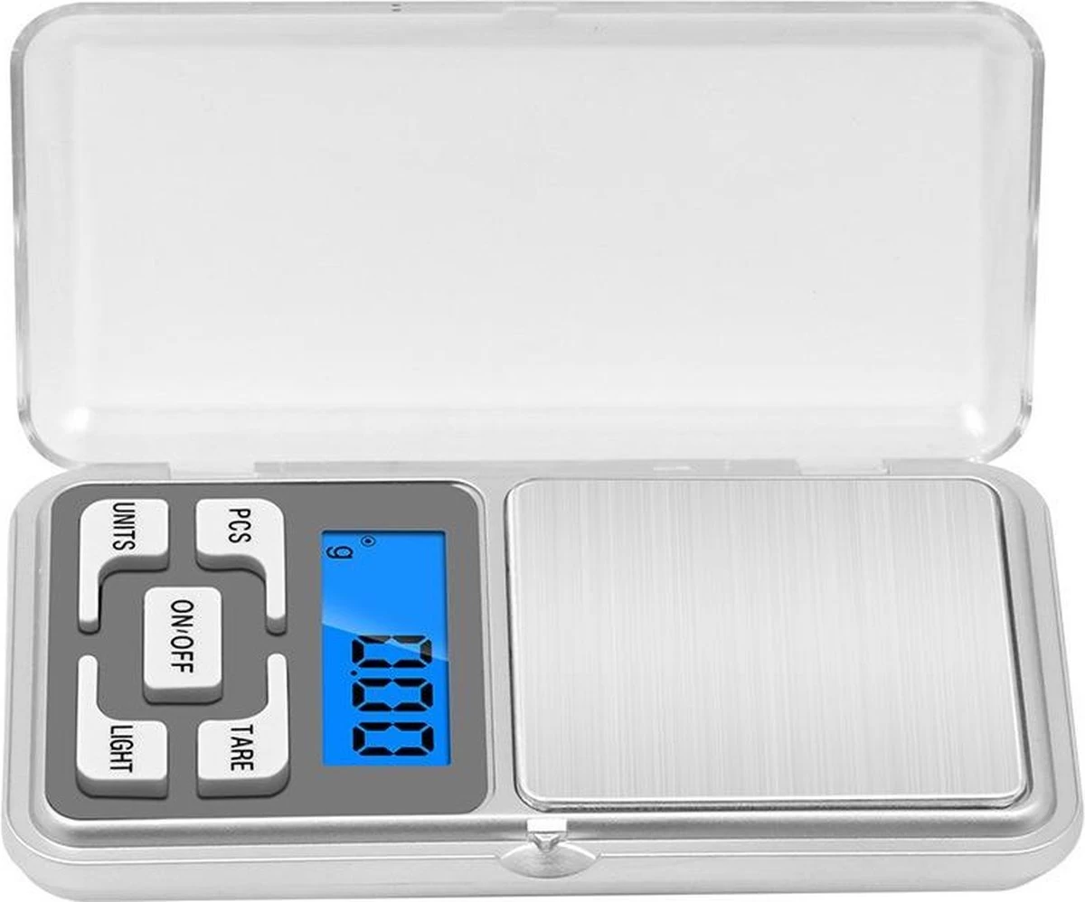 Mini Elektronische Zakgewicht LCD Gram Precisie Digitale Weegschaal Sieraden Schaal 200g X 0.01g - Afbeelding 4