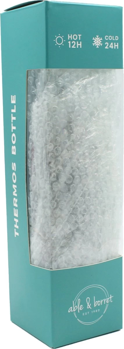 Thermoskan - Thermosfles 500 Ml - Temperatuur Display - 500 Ml - RVS - Wit - Able & Borret - Afbeelding 5