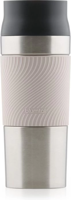 Blumtal Thermosbeker Classic - Lekvrij, BPA-Vrij En Vaatwasserbestendig - Hoge Kwaliteit Thermosfles Met Quick-Press Sluiting - Travel Mug 350 Ml - Roze