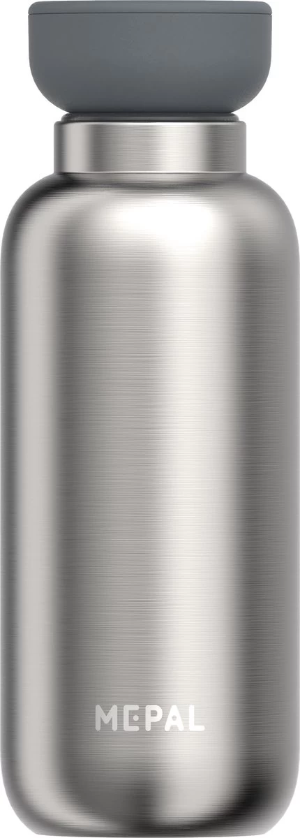 Mepal – Isoleerfles Ellipse 350 Ml – Houdt Je Drankje 9 Uur Warm En 12 Uur Koud – Natural Brushed – Geschikt Voor Bruiswater – Thermosfles – Lekdicht - Afbeelding 9