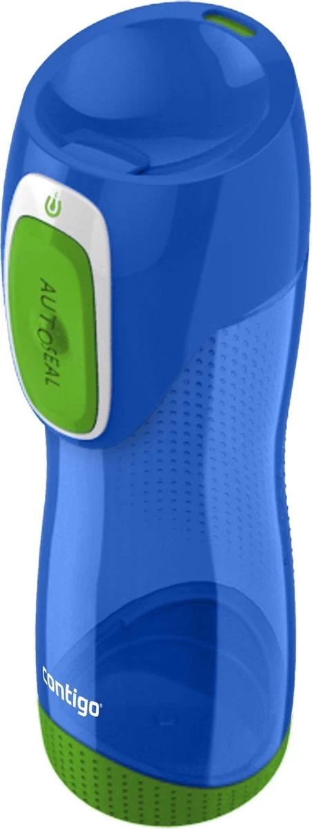 Contigo Swish Drinkfles - Cobalt Blue Green - 500ml - Afbeelding 4
