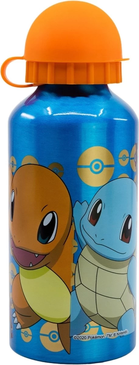 Pokémon Aluminium Drinkfles - Blauw - 400 Ml - Afbeelding 3
