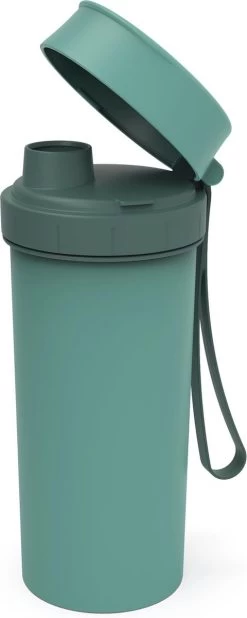 Rotho Schoolbeker To Go Memory Kids 400ml Mistletoe Green 76x70x165mm