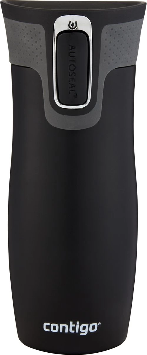 Contigo Westloop Drinkfles - Matte Black - 470ml - Zwart - Afbeelding 12