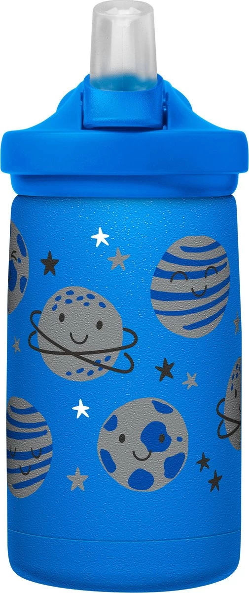 CamelBak Eddy+ Kids SST Vacuum Insulated - Isolatie Drinkfles - 350 Ml - Blauw (Space Smiles) - Afbeelding 4