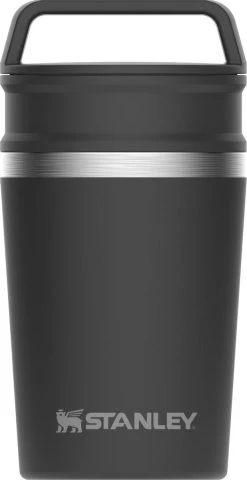 Stanley The Shortstack Travel Thermosbeker - 230 Ml - RVS/Mat Zwart