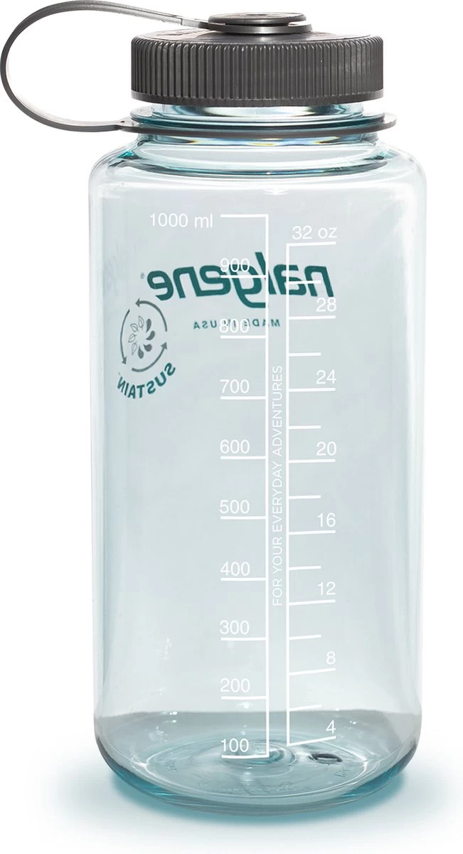 Nalgene Sustain Wide Mouth 1000ml - Drinkfles - Seafoam Sustain - Afbeelding 2
