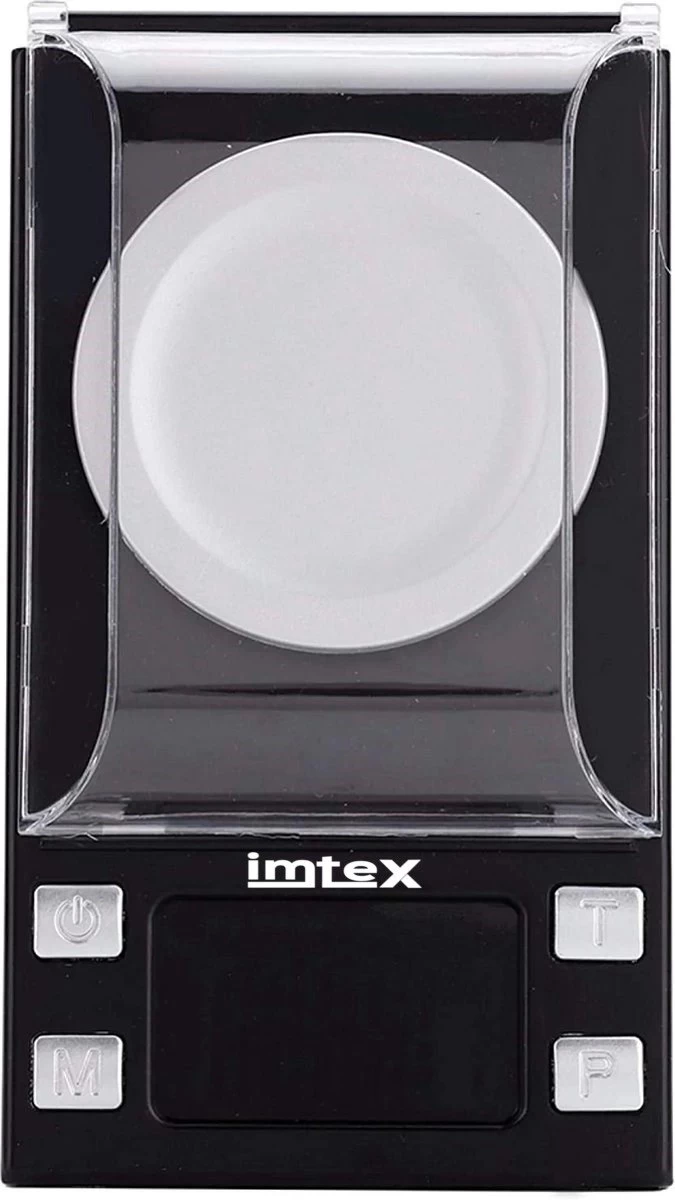 Imtex Precisieweegschaal 50 G / 0,001 Gram - Milligram-Weegschaal - Zakweegschaal - Laboratoriumweegschaal Met LCD-Display - Brievenweegschaal - Professionele Digitale Weegschaal - Goudweegschaal - Zwart - Afbeelding 8